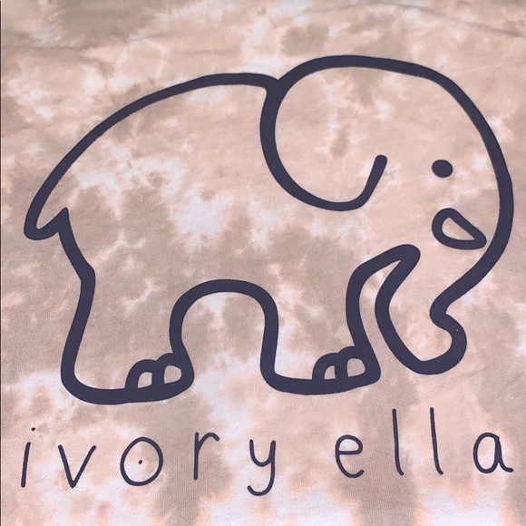 ivory ella Tops - Ivory Ella long sleeve tie- dyed T-shirt